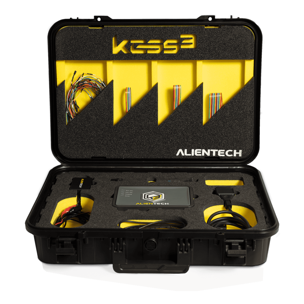 Alientech KESS3 ECU programming tool suitcase